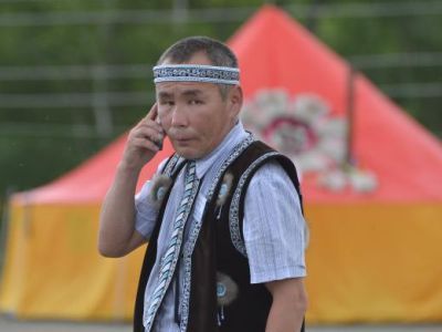 Глава эвенкийского села Сергей Никифоров. Фото: блог Натальи Калининой