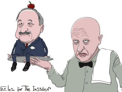 Евгений Пригожин и Александр Беглов. Карикатура С.Елкина: theins.ru